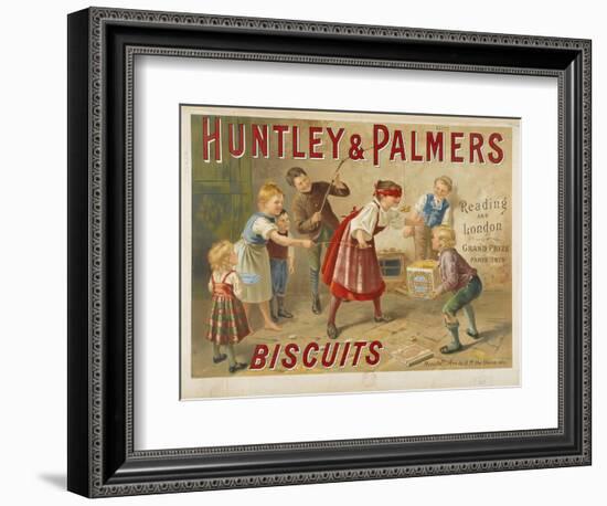 Huntley and Palmers, biscuits. Reading and London. Grand prize, Paris 1878-null-Framed Giclee Print