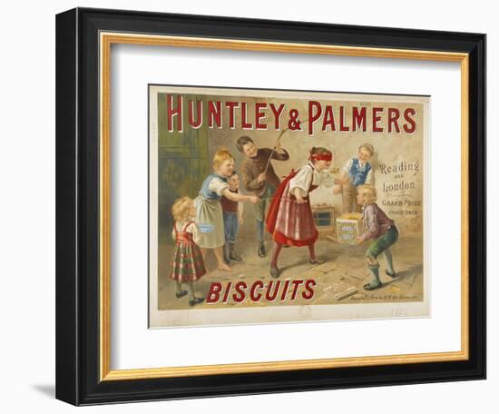 Huntley and Palmers, biscuits. Reading and London. Grand prize, Paris 1878-null-Framed Giclee Print