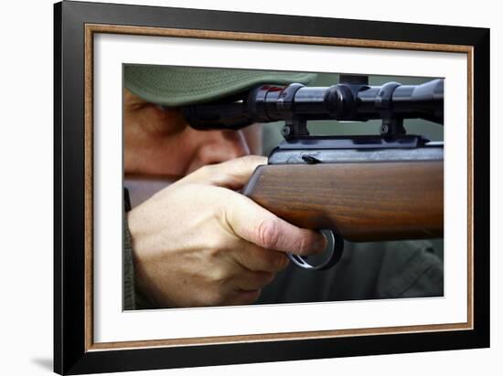 Huntsman Aiming-Bjorn Svensson-Framed Photographic Print