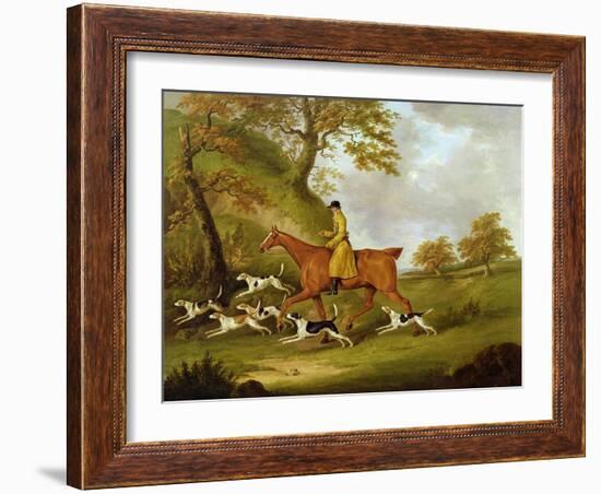 Huntsman and Hounds, 1809-John Nott Sartorius-Framed Giclee Print