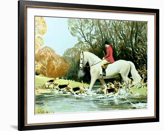 Huntsman Crossing Stream-Frank Wootton-Framed Limited Edition