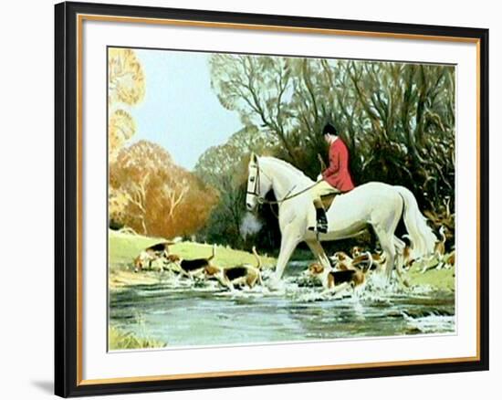 Huntsman Crossing Stream-Frank Wootton-Framed Limited Edition