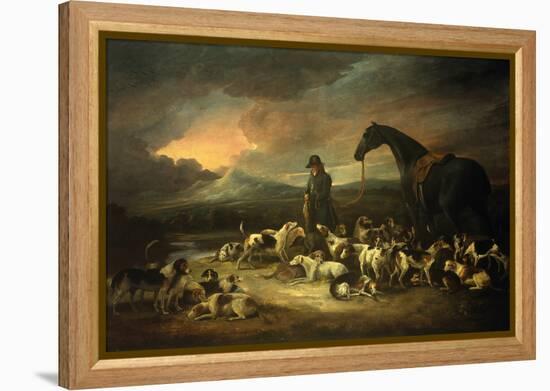 Huntsman with his Pack-George Morland-Framed Premier Image Canvas