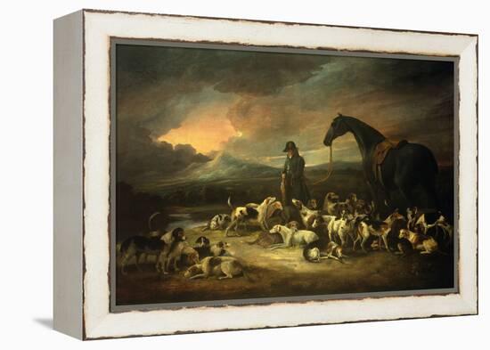 Huntsman with his Pack-George Morland-Framed Premier Image Canvas