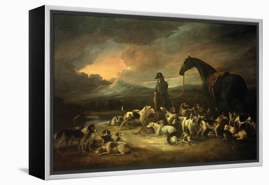 Huntsman with his Pack-George Morland-Framed Premier Image Canvas