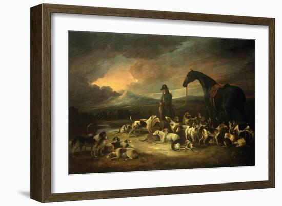 Huntsman with his Pack-George Morland-Framed Giclee Print