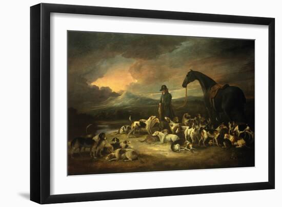 Huntsman with his Pack-George Morland-Framed Giclee Print