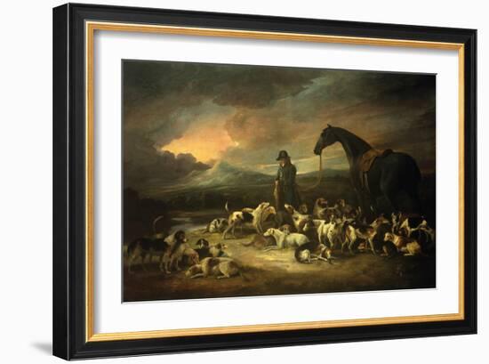 Huntsman with his Pack-George Morland-Framed Giclee Print