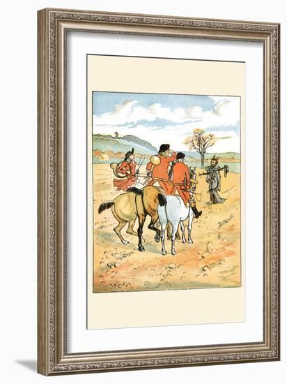 Huntsmen Came across a Boggart or Goblin in the Field-Randolph Caldecott-Framed Art Print