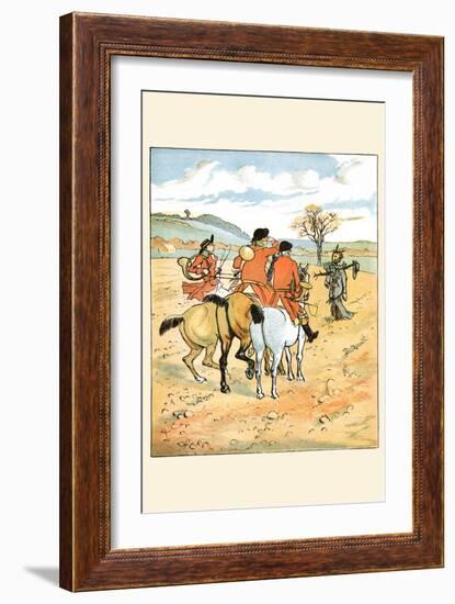 Huntsmen Came across a Boggart or Goblin in the Field-Randolph Caldecott-Framed Art Print