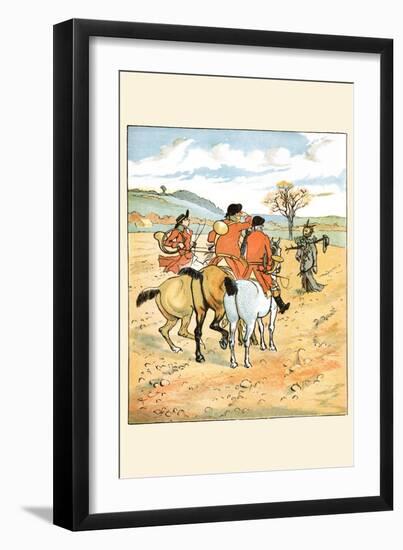 Huntsmen Came across a Boggart or Goblin in the Field-Randolph Caldecott-Framed Art Print