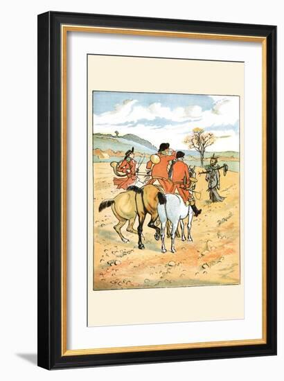 Huntsmen Came across a Boggart or Goblin in the Field-Randolph Caldecott-Framed Art Print