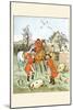 Huntsmen Came across a Grindstone-Randolph Caldecott-Mounted Art Print