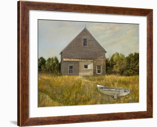 Huppers Barn-Jerry Cable-Framed Giclee Print