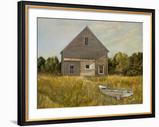 Huppers Barn-Jerry Cable-Framed Giclee Print