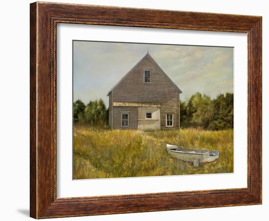 Huppers Barn-Jerry Cable-Framed Giclee Print