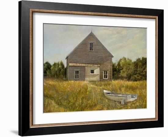 Huppers Barn-Jerry Cable-Framed Giclee Print