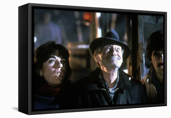 Hurlement The howling by Joe Dante with John Carradine, 1981 (photo)-null-Framed Stretched Canvas
