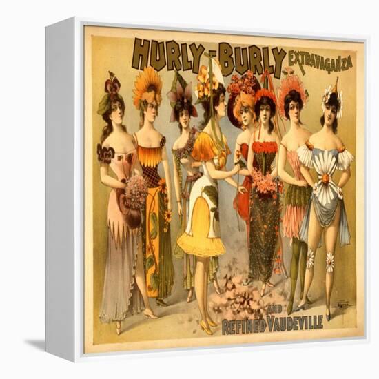 Hurly-Burly Extravaganza and Refined Vaudeville-null-Framed Stretched Canvas