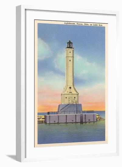 Huron Lighthouse, Lake Erie-null-Framed Art Print