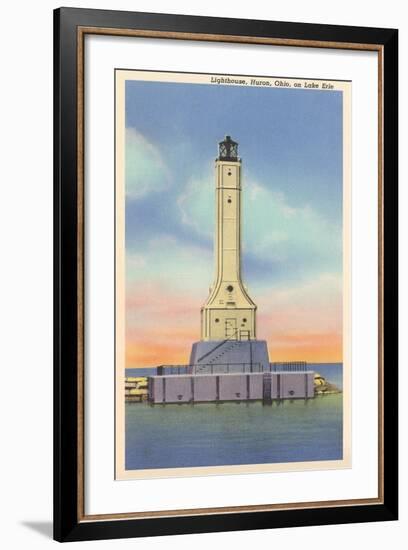 Huron Lighthouse, Lake Erie-null-Framed Art Print