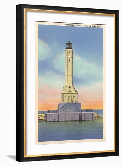 Huron Lighthouse, Lake Erie-null-Framed Art Print