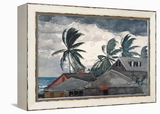 Hurricane, Bahamas, 1898 (W/C and Graphite on Paper)-Winslow Homer-Framed Premier Image Canvas