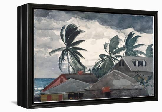 Hurricane, Bahamas, 1898 (W/C and Graphite on Paper)-Winslow Homer-Framed Premier Image Canvas