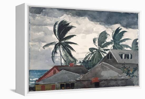 Hurricane, Bahamas, 1898 (W/C and Graphite on Paper)-Winslow Homer-Framed Premier Image Canvas