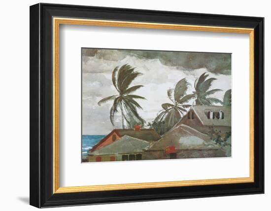 Hurricane, Bahamas, c.1898-Winslow Homer-Framed Premium Giclee Print