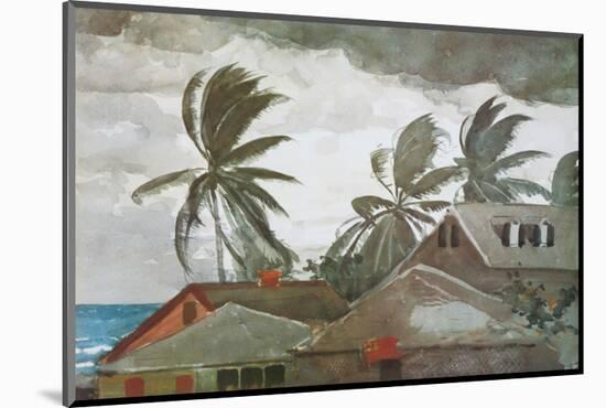 Hurricane, Bahamas, c.1898-Winslow Homer-Mounted Premium Giclee Print