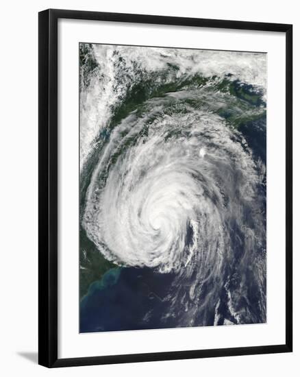 Hurricane Earl Off the Mid-Atlantic-Stocktrek Images-Framed Photographic Print