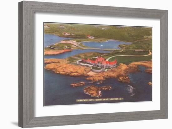 Hurricane Hut, Ocean Drive, Newport, Rhode Island-null-Framed Art Print