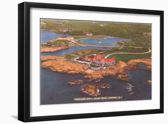 Hurricane Hut, Ocean Drive, Newport, Rhode Island-null-Framed Art Print