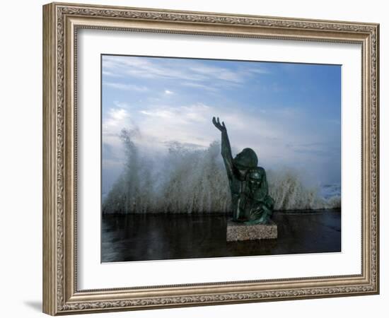 Hurricane Ike, Galveston, TX-null-Framed Photographic Print