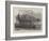 Hurricane in Madagascar, the British Consul's House at Tamatave-null-Framed Giclee Print