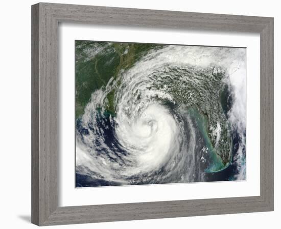 Hurricane Isaac in the Gulf of Mexico-Stocktrek Images-Framed Photographic Print