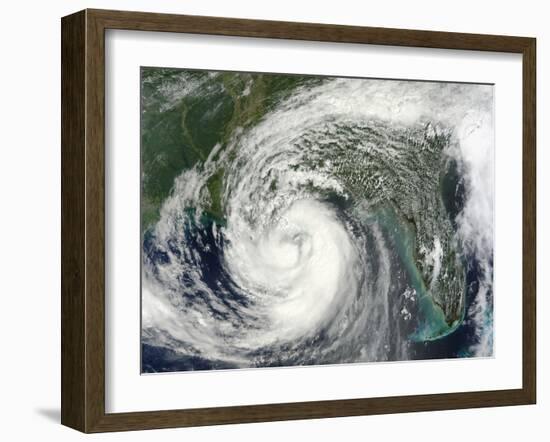 Hurricane Isaac in the Gulf of Mexico-Stocktrek Images-Framed Photographic Print