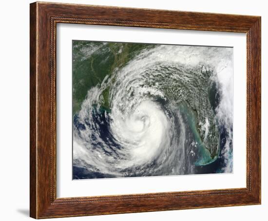 Hurricane Isaac in the Gulf of Mexico-Stocktrek Images-Framed Photographic Print