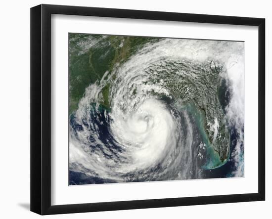 Hurricane Isaac in the Gulf of Mexico-Stocktrek Images-Framed Photographic Print