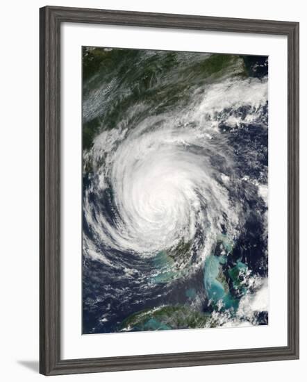 Hurricane Jeanne Over Florida-Stocktrek Images-Framed Photographic Print
