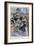 Hurricane on the Boulevards, Paris, 1900-Eugene Damblans-Framed Giclee Print