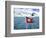 Hurtigruten Cruise Ship Postal Service Flag Displayed, Weddell Sea, Antarctica-Miva Stock-Framed Photographic Print