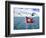 Hurtigruten Cruise Ship Postal Service Flag Displayed, Weddell Sea, Antarctica-Miva Stock-Framed Photographic Print