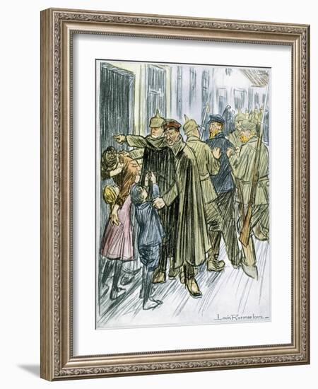 'Husbands and Fathers', 1916-Louis Raemaekers-Framed Giclee Print