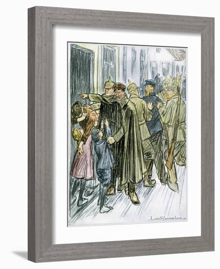 'Husbands and Fathers', 1916-Louis Raemaekers-Framed Giclee Print