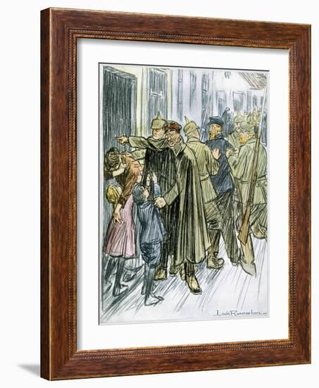 'Husbands and Fathers', 1916-Louis Raemaekers-Framed Giclee Print