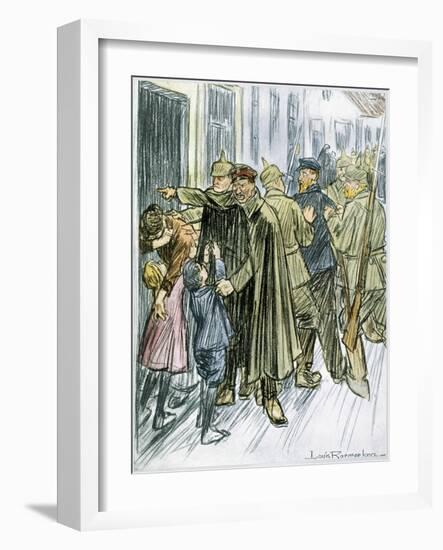 'Husbands and Fathers', 1916-Louis Raemaekers-Framed Giclee Print