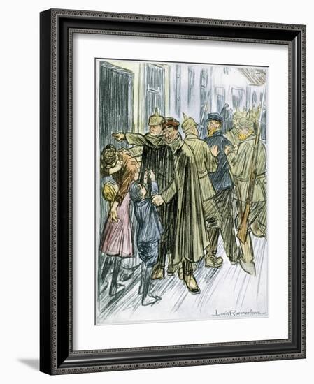 'Husbands and Fathers', 1916-Louis Raemaekers-Framed Giclee Print