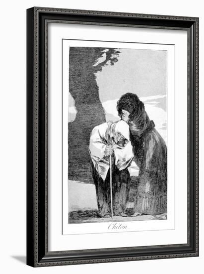 Hush, 1799-Francisco de Goya-Framed Giclee Print